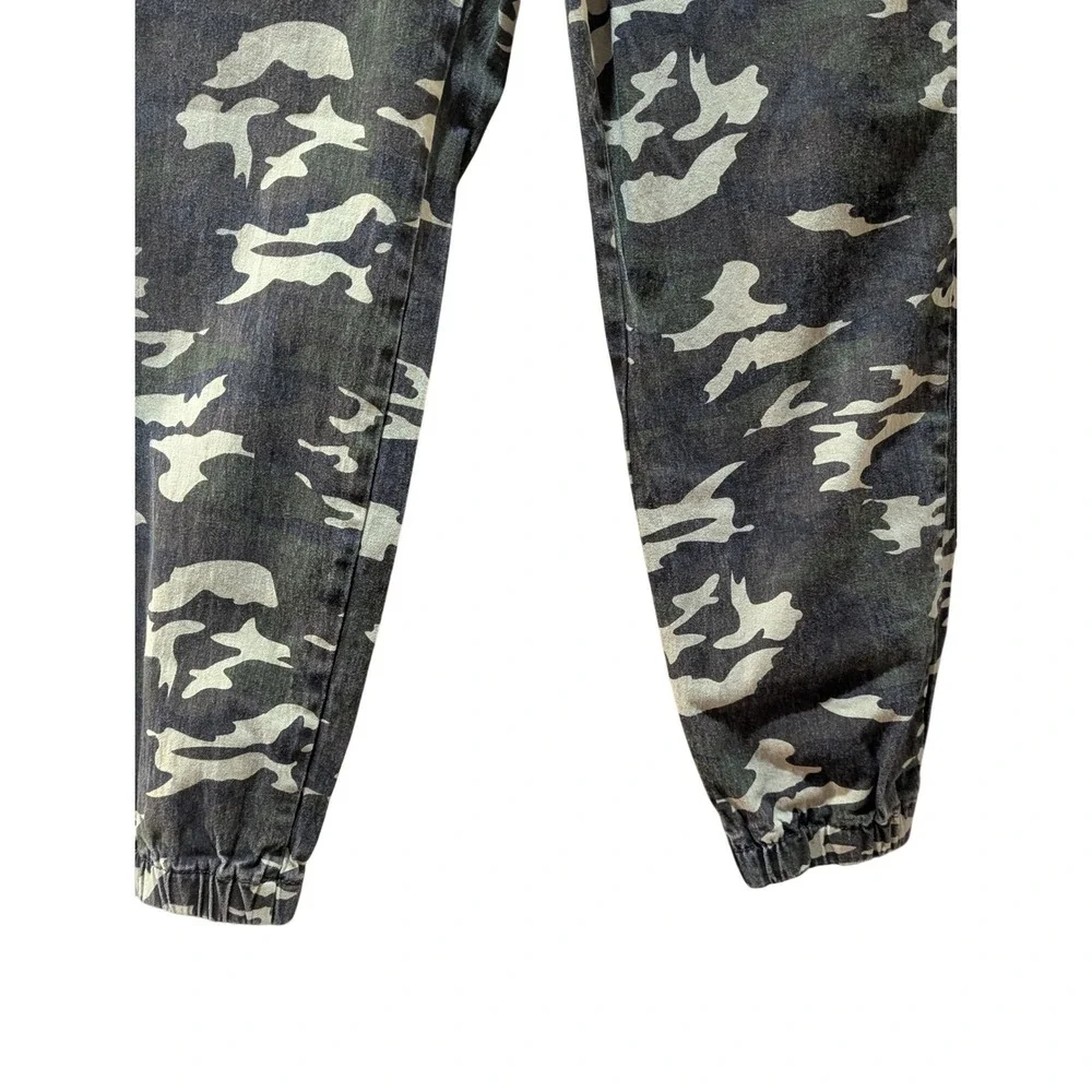 Royally For‎ Me Womens Camo Utility Jogger Jeans Hammer Loop Casual Chic Size 6